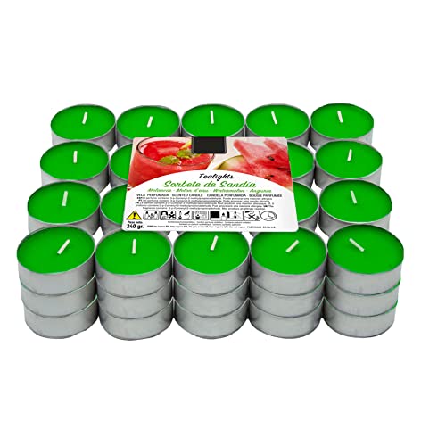 Duftteelichter Sorbet Wassermelone 60 Stück von H HANSEL HOME
