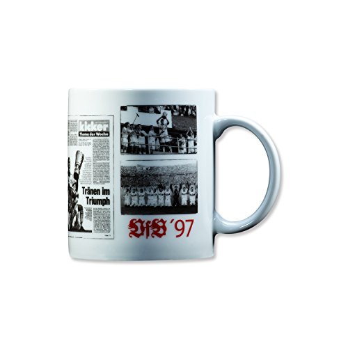 VfB Stuttgart Tasse Keramik 0,3 l, Limitierte Auflage Retro Design 5 Verschiedene Jahrgänge 1958 1984 1992 1997 und 2007 Fanartikel (1997) von VfB Stuttgart