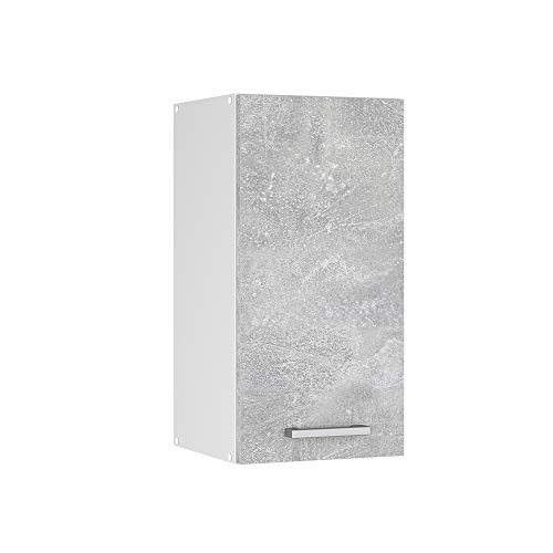 Vicco Hängeschrank R-Line, Beton/Weiß, 30 cm von Vicco