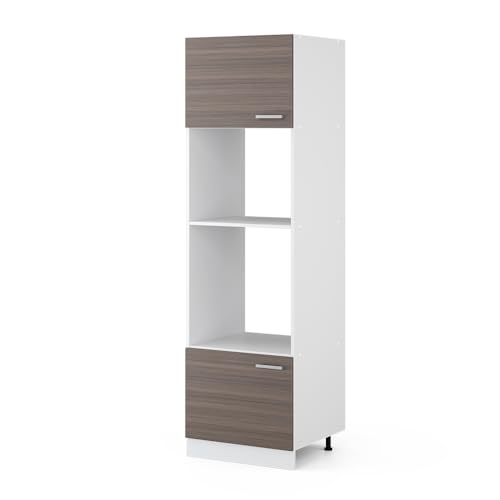 Vicco Mikrowellenschrank R-Line, Grau/Weiß, 60 cm von Vicco