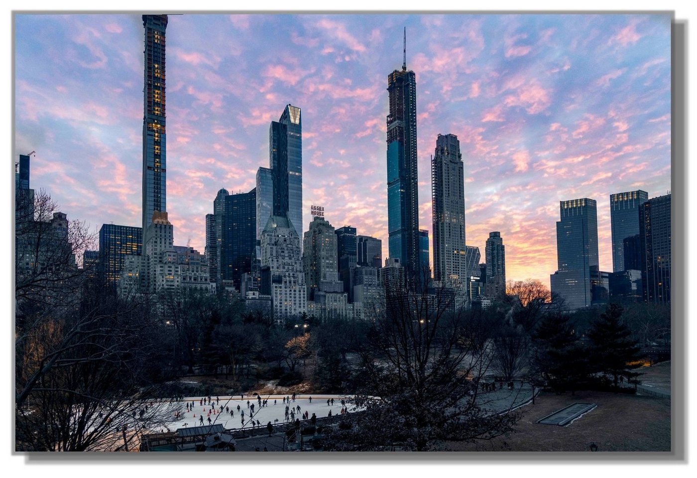 Victor (Zenith) Acrylglasbild Acrylglasbild \"Central Park\" - Größe: 80 x 120 cm, Städte, in 80x120cm, Glasbilder New York, Wanddeko von Victor (Zenith)