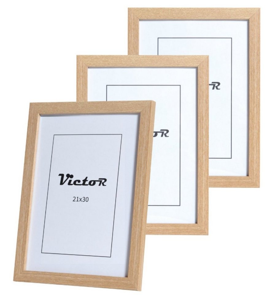 Victor (Zenith) Bilderrahmen Klee, Bilderrahmen Set Beige 21x30 cm (A4), Bilderrahmen Modern von Victor (Zenith)