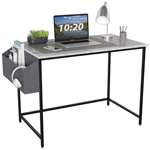 Vida Designs Computertisch, Holzwerkstoff Metall, Grau, 75H x 120W x 60D von Vida Designs