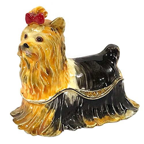 Vidal Regalos Dekorative Box Yorkshire Terrier, 7 x 5 x 7 cm, Metall von Vidal Regalos