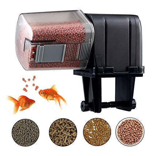 FischFutterautomat Automatischer, Fischfutterspender, 12h / 24h Aquarium Tank Timer Feeder, Aquarium Fütterungsvorrichtung, Kontrollierbare Fischfütterer, Ferienwochenend Fischfutter von Vientiane