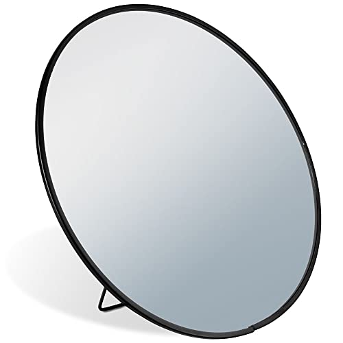 Vilde Spiegel Spieglein Standspiegel Kosmetikspiegel Schminkspiegel stehend aus Metall schwarz 20 cm von Vilde