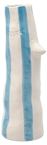 Villa Collection Styles Vase mit Schnabel und Wimpern 12 x 11 x 34 cm L Blau von Villa Collection