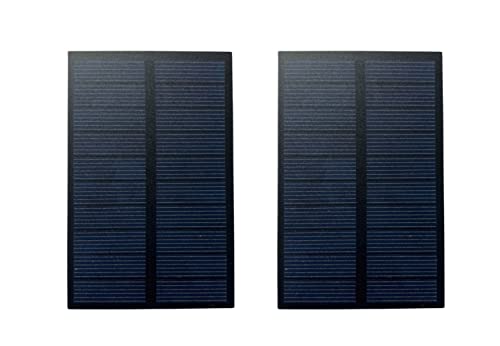 Villageboom (2-Pack) DIY 1 Watt 5 Volt Solarpanel - Baue deine eigene Solarenergiequelle! Effiziente Solarenergie für unterwegs von Villageboom