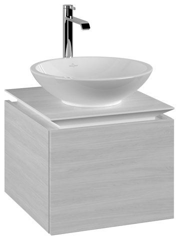 Villeroy & Boch Legato Waschtischunterschrank B565, 450x380x500mm, Waschtisch mittig, Farbe: Stone Oak von Villeroy und Boch AG