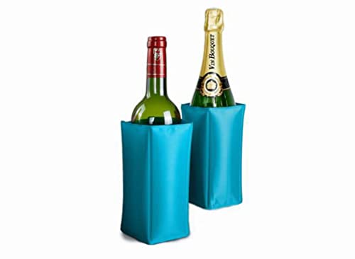 Vin Bouquet FIE 172 Kühlmanschette, Nylon, blau, 14.5 x 20 x 2.5 cm, 14.5x20x2.5 cm von VB VIN BOUQUET