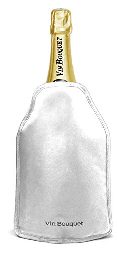 VB VIN BOUQUET Kühlmanschette, Kupfer, Silber, 23.5 x 16 x 2 cm von VB VIN BOUQUET