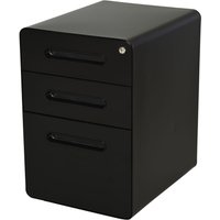 Vinsetto Rollcontainer Aktenschrank Bürocontainer mit 3 Schubladen Büroschrank Aufbewahrung Containe von Vinsetto