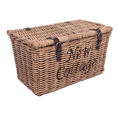 Vintage-Line Korbtruhe New Cottage Korb Rattan Rattankorb Naturrrattan Geflecht (S) von Vintage-Line