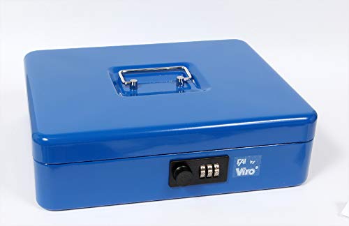 Viro 4265 Geldkassette variabel, blau, 300 x 240 x 88 mm von Viro