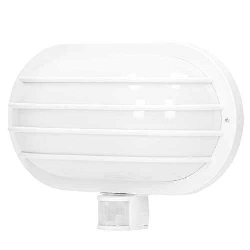 Virone LASO E27 Außenlampe mit Bewegungsmelder Bis zu 60W IP44 Wasserdicht (Glühbirne separat gekauft) (Weiß) von Virone
