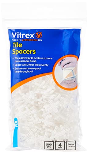 Vitrex 10 2042 Bodenfliese Spacer 4,00 mm (500 Stück) von VITREX