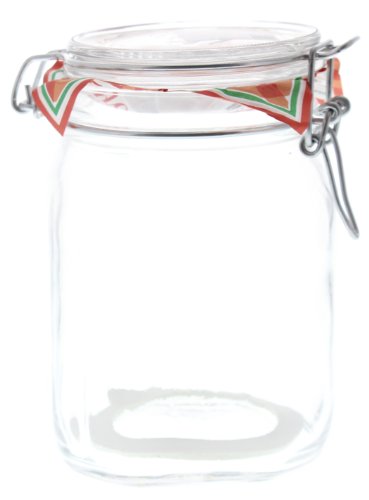 Einmachglas Vorratsdose Glasdose mit Bügelverschluss für 1 Liter von Viva Haushaltswaren