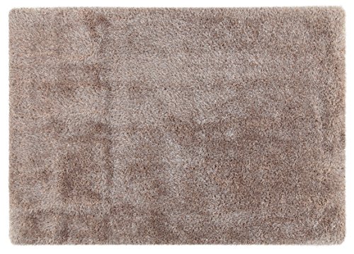 VIVA Shaggy Teppich, PVC-Polyester, beige, 80 x 150 x 1,20 cm von VIVA