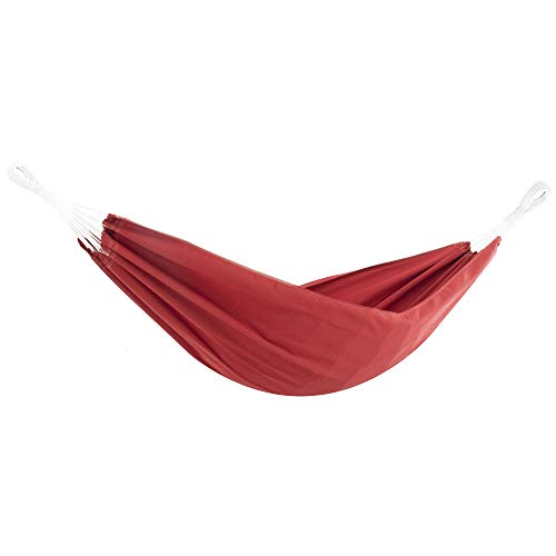 Vivere BZSUN12 Brasilianische Sunbrella®-Doppelhängematte, Crimson, mehrfarbig von VIVERE