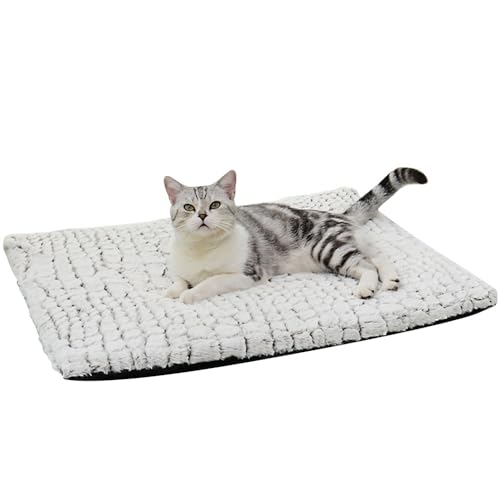 Voarge Selbstheizende Decke Katze, Haustier Wärmekissen, Decke für Katzen & Hunde, Thermodecke Geräuschlos, Washbar Flauschig Selbstwärmende Katzendecke, Auto Katzenpad, 60×45 cm von Voarge