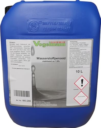 Vogelmann Chemie GmbH 10 l Wasserstoffperoxid 7,9% Aktivsauerstoff von Vogelmann Chemie GmbH