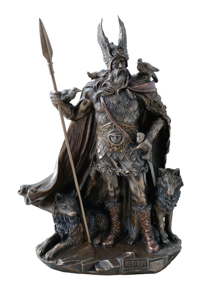 Vogler direct Gmbh Dekofigur Odin der Allvater, germanischer Gott by Veronese, von Hand bronziert von Vogler direct Gmbh