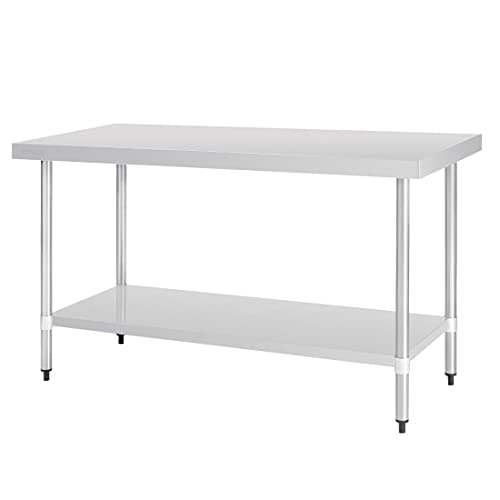 Vogue Edelstahltisch, 900 x 1500 x 700 mm, für Küche, Restaurant, gewerbliche Nutzung von VOGUE