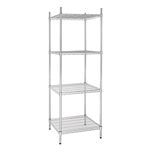 Vogue Regal aus galvanisiertem Zink, 4 Ebenen, 1830 x 610 x 610 mm von VOGUE