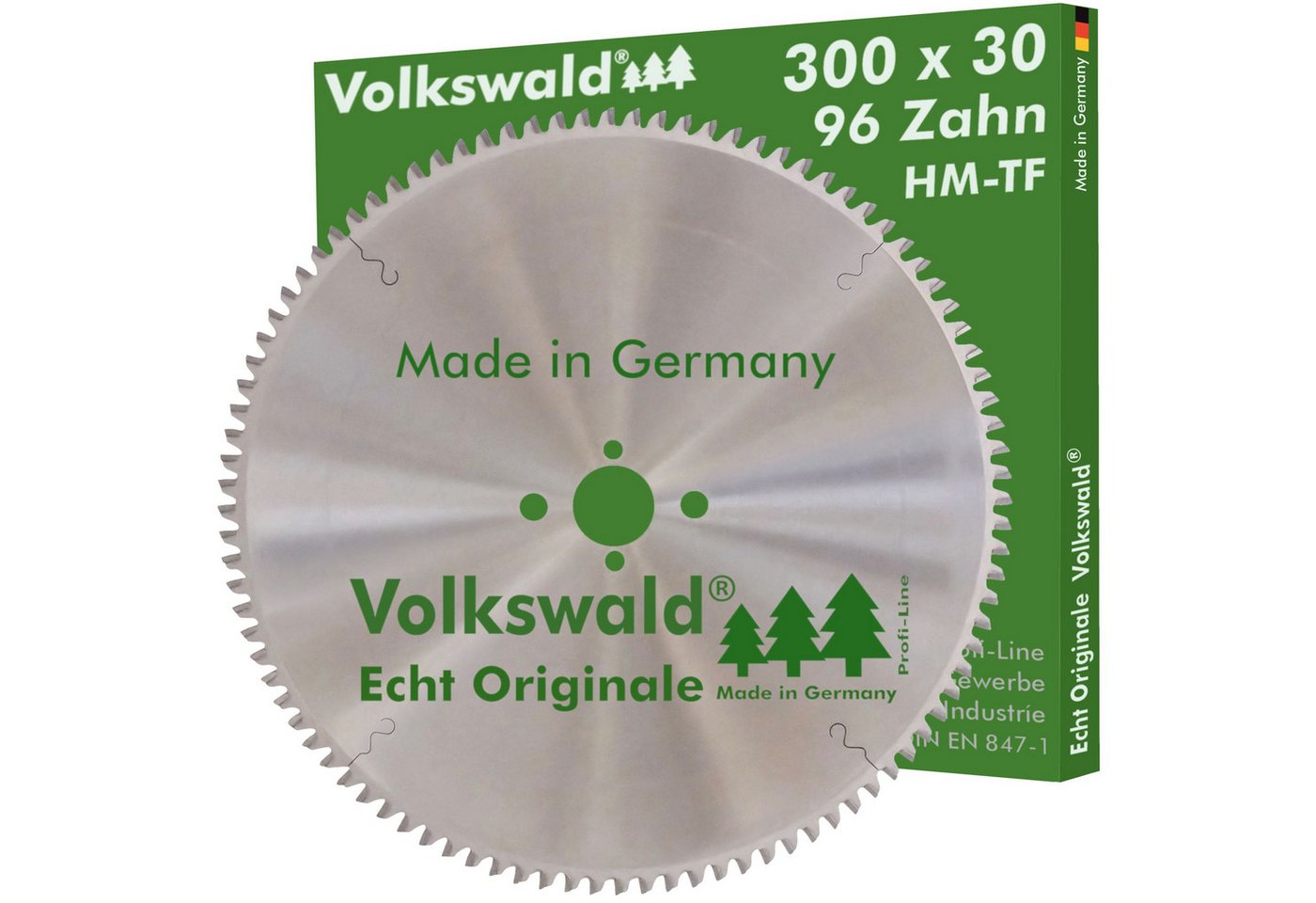 Volkswald Kreissägeblatt Volkswald ® HM-Sägeblatt TF 300x30mm Z=96 Weichholz Kreissägeblatt, Echt Originale Volkswald® Made in Germany von Volkswald