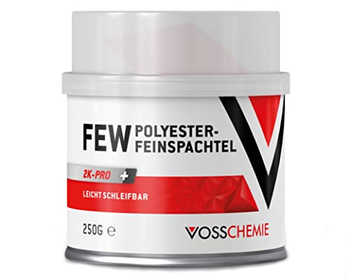 Vosschemie 154.371 2k Feinspachtel 250g-Spachtelmasse für KFZ, Auto & DIY, 0,25KG von Vosschemie