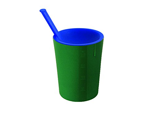 WACA 2541 Trinkhilfe Kunststoffbecher 200 ml Dm 74 mm, Farbe:grün von WACA