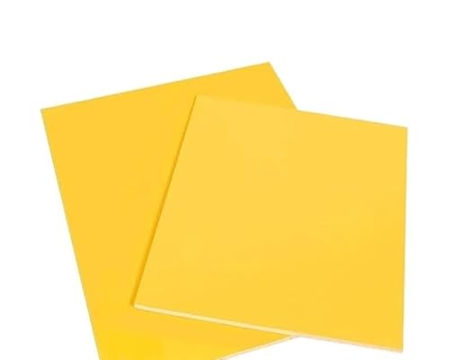 WALNUTS FR4-Glasfaserplatte. Gelbe Epoxidharzplatte 3240. FR-4-Epoxidharzplatte aus Glasfaser 3D for Antistatik (Color : 300MM x 300MM, Size : 1.5mm) von WALNUTS