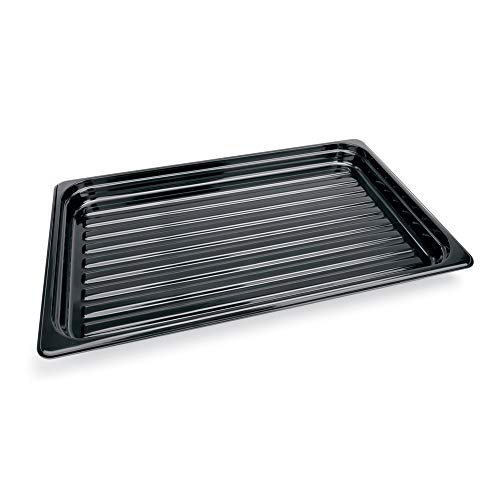 WAS 9911 005 GN 1/1 Polycarbonat Auslagetablett, Schwarz, 4 cm Höhe von WAS