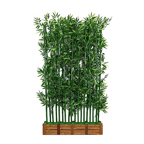 Bambus Kunstpflanze Kunstbaum Künstliche Bambusstiele mit Blättern, Werbung Landschaftsbau-Ornamente für Eingangsdekoration / Raumteiler / Sichtschutz, 1m/1,5m/1,8m Hoch Pflanzenbildschirm ( Color : 8 von WDJBPSH