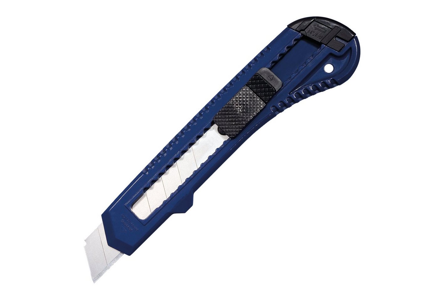 WEDO Cutter, (Packung, 1 St., Cutter inkl. Abbrechklinge), WEDO® Cuttermesser Safety Ecoline78018 Teppichmesser Abbrechklinge: 18 mm - blau - 1 Stück von WEDO