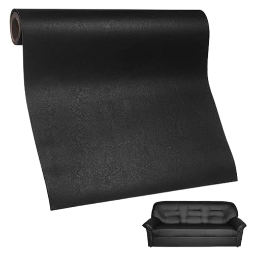 60x137cm PU Reparatur Patch, Leder Patch Kit, Leder Reparatur Patch Set, Selbstklebender Leder Reparaturaufklebe, Kunstleder Selbstklebende Leder Reparatur Set für Ledertasche Autositz Sofa Möbel von WEIWUXIAN