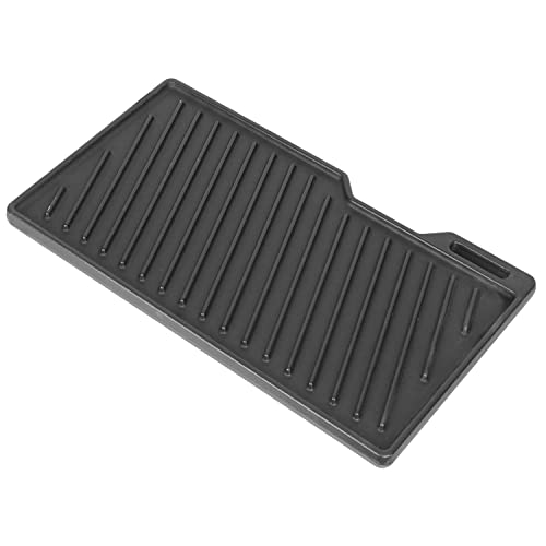 WELL GRILL 41,5 x 23,5 CM BBQ Wendeplatte Gusseisen Grillplatte für allen Burnhard Fred Serie Gasgrill, Plancha Grillschale Grillrost Grate Zubehör für Fred 2 3 4 6 Brenner Holzkohlegrill von WELL GRILL