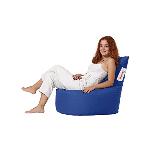 Sitzsack, Blau von WELL HOME MOBILIARIO & DECORACIÓN