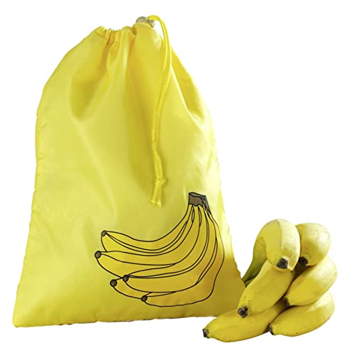 Maximex Frischhaltebeutel für Bananen, verlängert Haltbarkeit von Bananen, hält sie im Kühlschrank-Klima, keine Druckstellen durch Luftpolstereinlage, Reifeprozess wird gedrosselt, 27 x 37 x 1 cm von Maximex