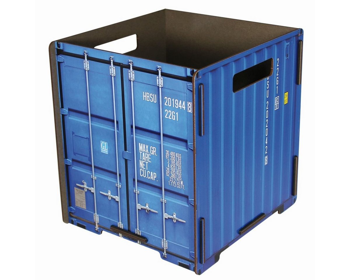 WERKHAUS® Papierkorb Werkhaus - Papierkorb Container" Blau CO1031 Mülleimer Abfalleimer" von WERKHAUS®