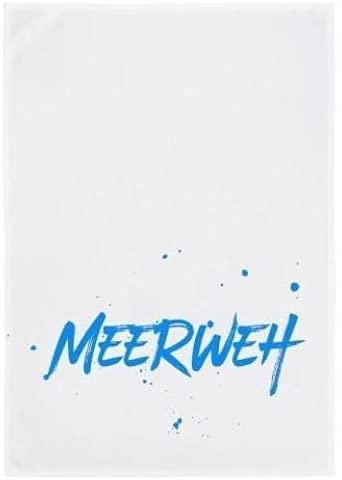 Maritime Geschirrtücher / Küchen-Handtuch - Dish Towel Vintage aus 100% Baumwolle 50 x 70 cm (MEERWEH blau) von WESTCRAFT