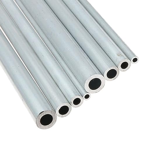 WESTUX 5 Stück Aluminiumrohr, Aluminium-Hohlrohr-Verbindungswelle for RC-Auto-Bootsmodell (Color : 7x5mm, Size : Length 200mm) von WESTUX