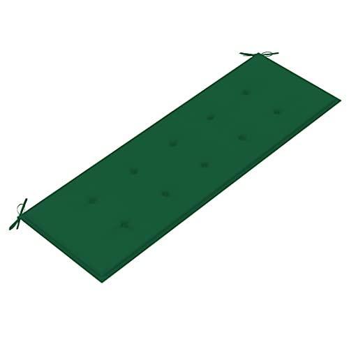 WIFESE Gartenbank-Auflage Grün 150x50x3 cm Sitzkissen Bank Bankauflage Sitzkissen Outdoor Sitzpolster Bank Sitzauflagen Gartenmöbel Universellen Design Geeignet für Gartenbänke im Freien von WIFESE