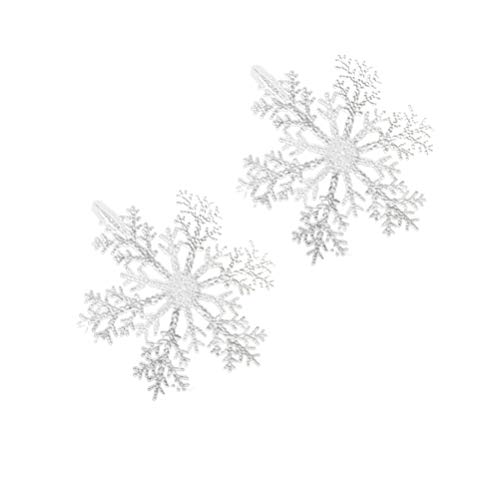 WINOMO Weihnachten Schneeflocke Ornamente Klare Acryl Schneeflocke Weihnachten Baum Hängen Dekorationen Weiße Schneeflocken Fenster Kamin Ornamente Weihnachten Urlaub Winter Party von WINOMO