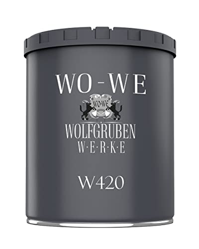 Holzfarbe Holzlack Holzanstrich Holzbeschichtung - Platingrau änhl. RAL 7036 - 750 ml von WO-WE