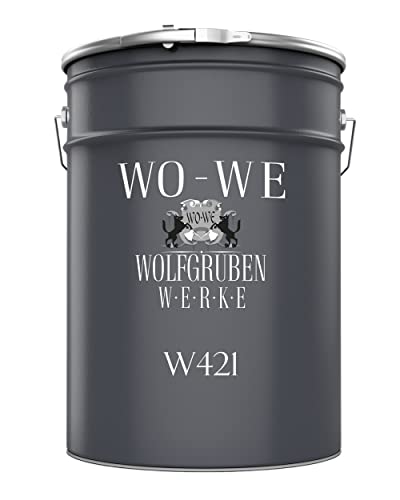 WO-WE Holzlack Holzfarbe Holzschutzfarbe Möbellack MATT W421 Tiefschwarz änhl. RAL 9005-5L von WO-WE