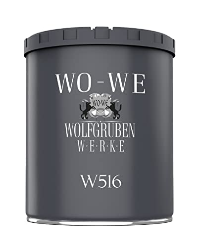 WO-WE Fassadenfarbe Wandfarbe Wandanstrich Fassadenbeschichtung für Außen Weiß 750ml von WO-WE