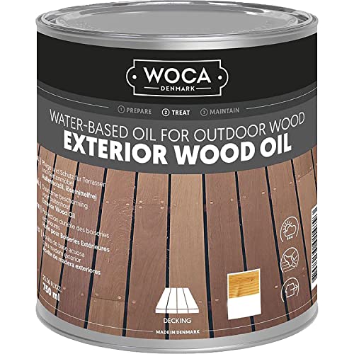 WOCA 617938A Exterior Öl, Teak 0,75 L von WOCA