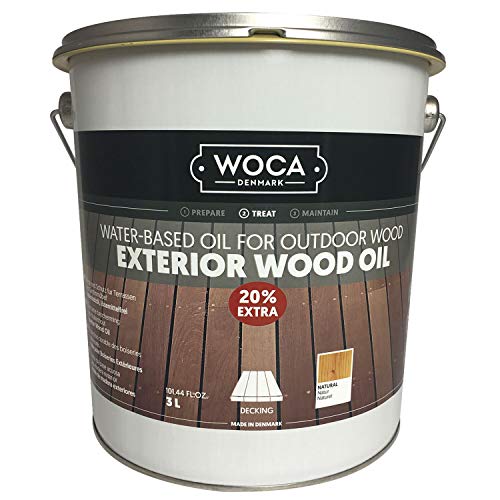 WOCA 617981A Exterior Öl, Natur 3 Liter von WOCA