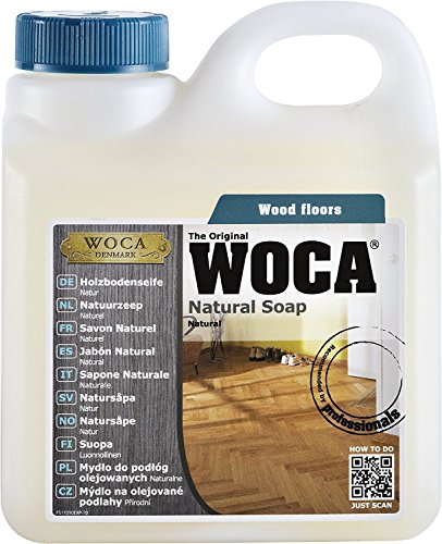 Woca 10 Liter Holzbodenseife Natur + 1 Baumwollüberzug für 40cm Wisch-Mopp Marke: Baumarkt-konkret von WOCA